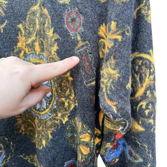 Vintage 80’s Pierre Cardin Rabbit Hair Sweater Size Médium 18x27 - Picture 5 of 9